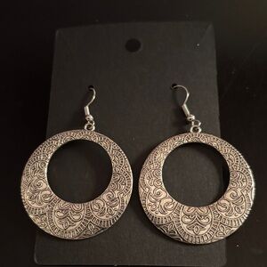 Silver Hoop Earrings
